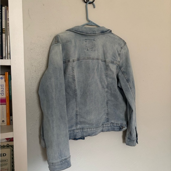 Size XL LC Lauren Conrad Light Blue Denim Jacket (stretchy!) - Picture 4 of 6